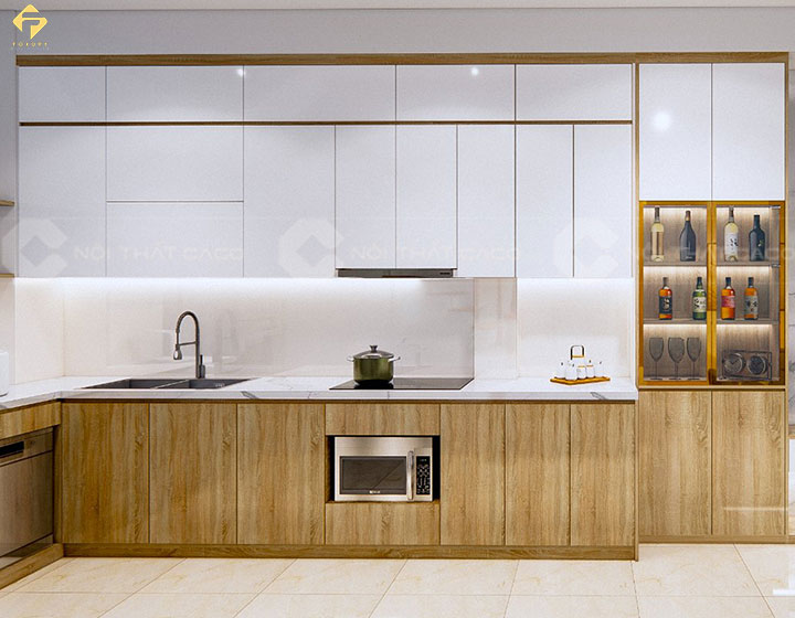 Tủ bếp Melamine