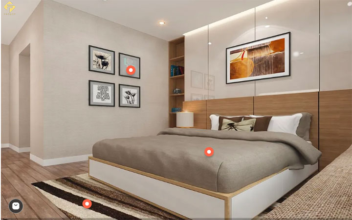 Nội thất nhà ở gỗ mfc