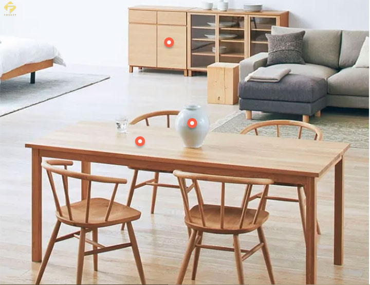 Nội thất nhà ở gỗ mfc