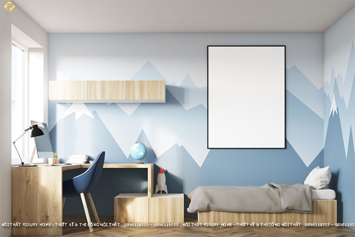 Nội thất phòng ngủ bé trai