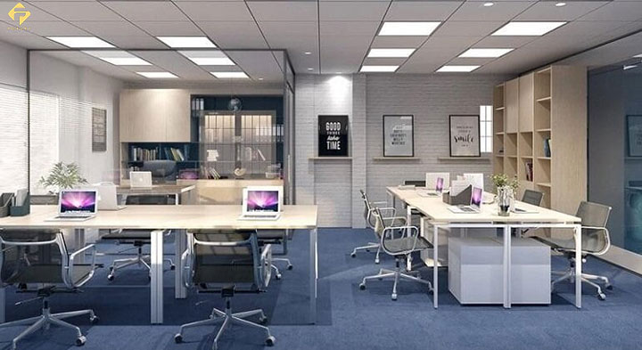 Nội thất văn phòng gỗ mfc