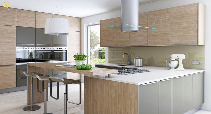 Nội thất nhà ở gỗ mfc