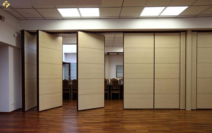 vách ngăn gỗ Melamine