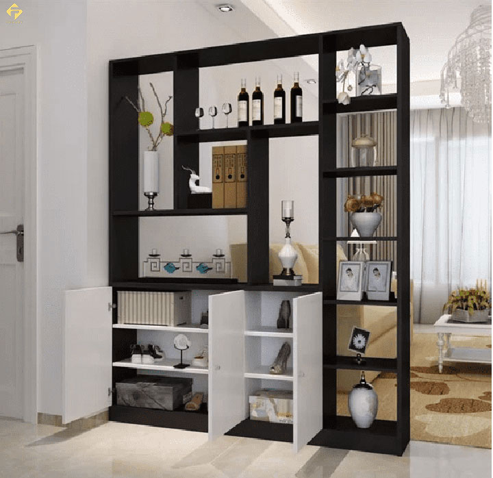 vách ngăn gỗ Melamine