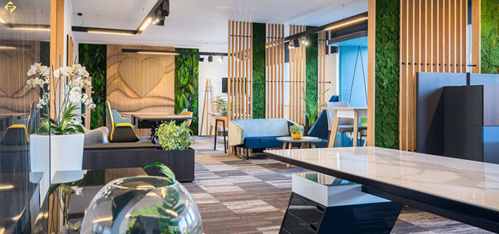 Nội thất văn phòng gỗ mfc