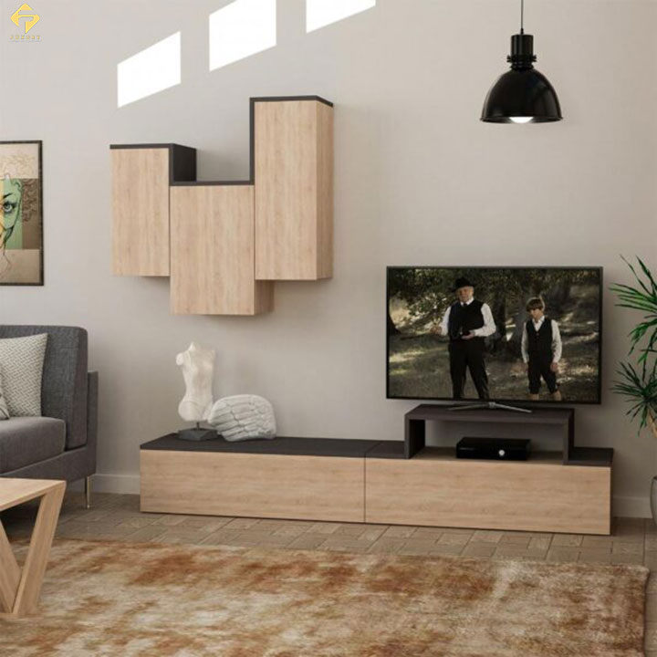 Kệ tivi phòng khách gỗ công nghiệp