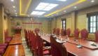 bàn họp gỗ mdf phủ veneer Hương Đá