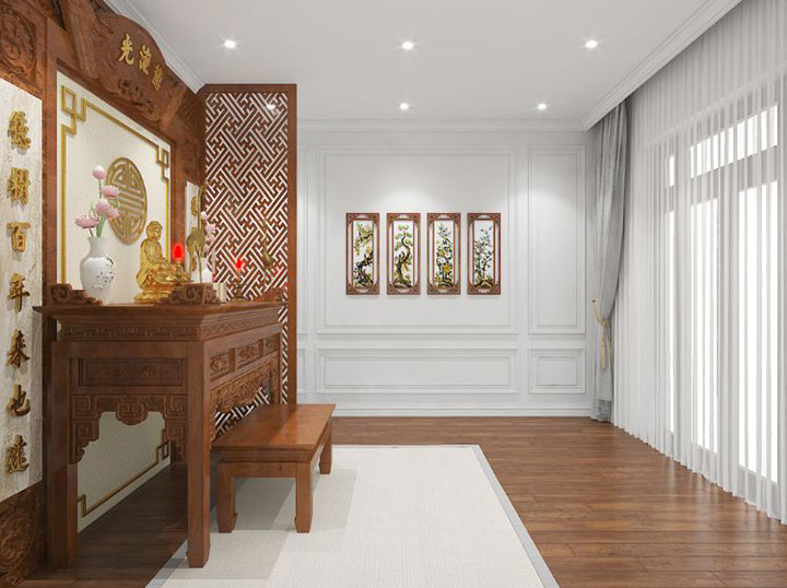 bố trí phòng thờ