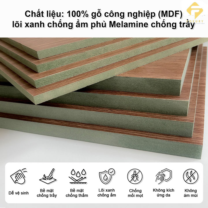 chất liệu tủ rượu gỗ công nghiệp