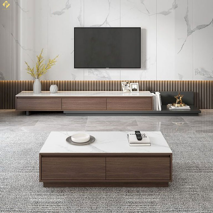 Kệ tivi phòng khách gỗ công nghiệp