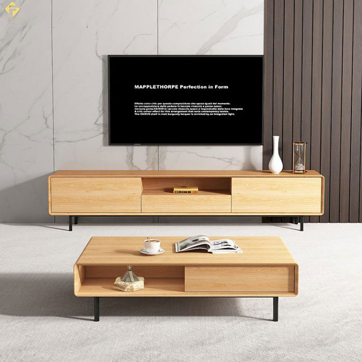 Kệ tivi phòng khách gỗ công nghiệp