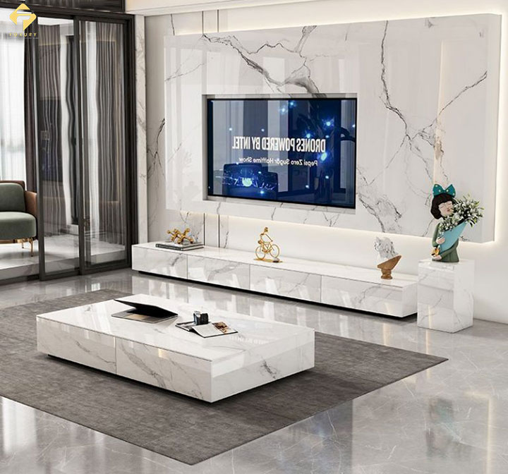 Kệ tivi phòng khách gỗ công nghiệp