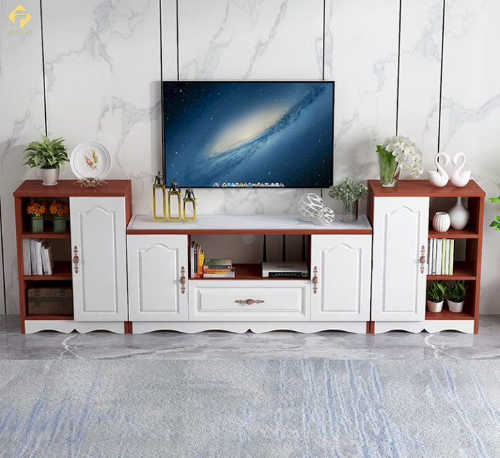 Kệ tivi phòng khách gỗ công nghiệp