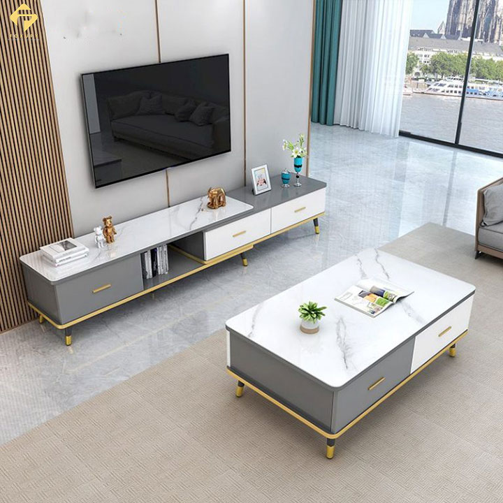 Kệ tivi phòng khách gỗ công nghiệp