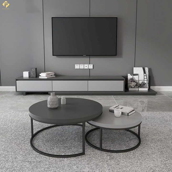 Kệ tivi phòng khách gỗ công nghiệp