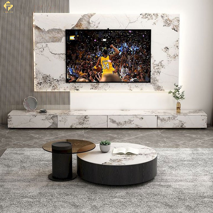 Kệ tivi phòng khách gỗ công nghiệp