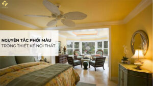 nguyên tắc phối màu nội thất