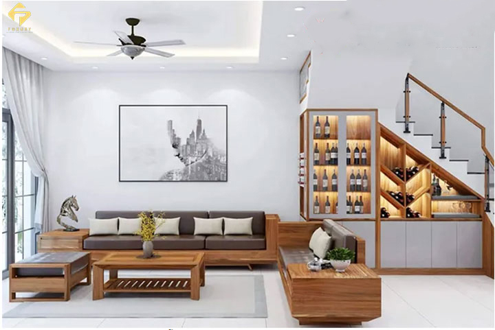 tủ rượu thiết kế âm tường