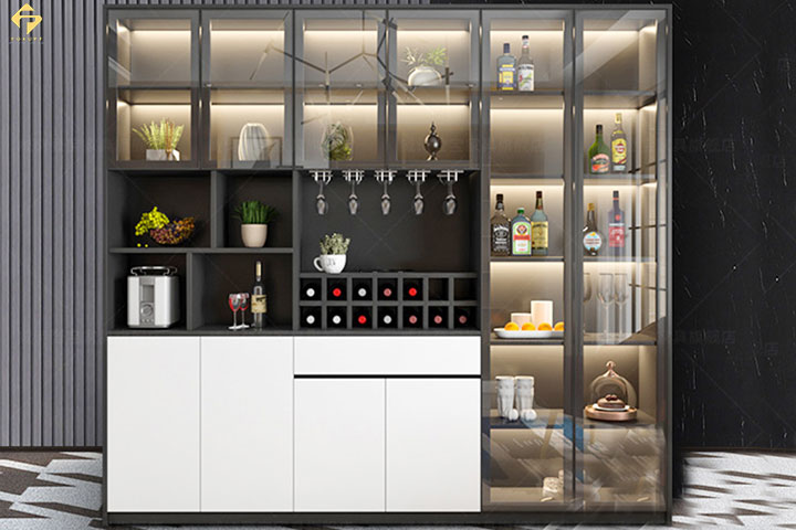 Tủ rượu phòng bếp