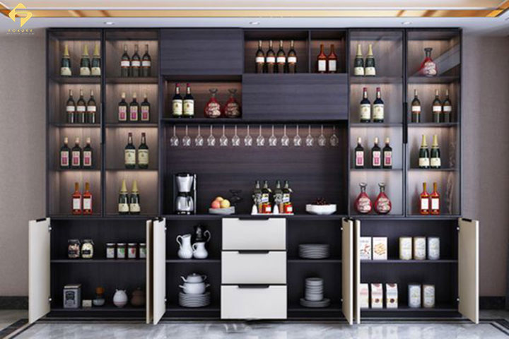 tủ rượu dáng đứng