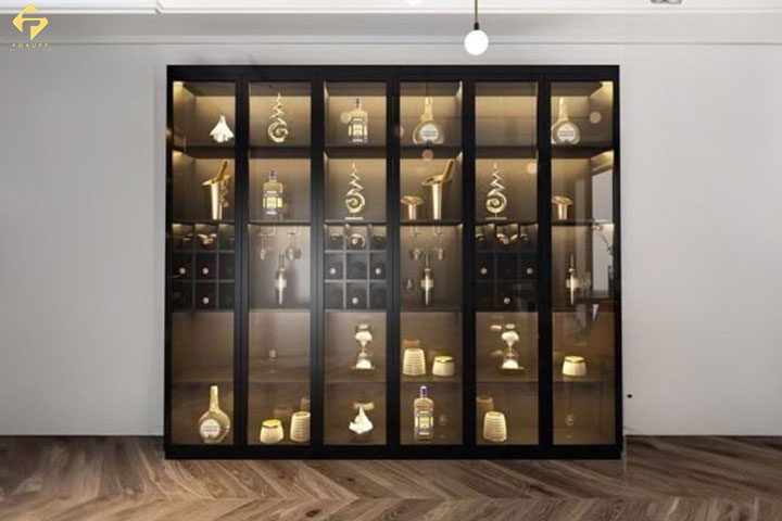 tủ rượu dáng đứng