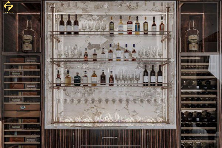 tủ rượu dáng đứng