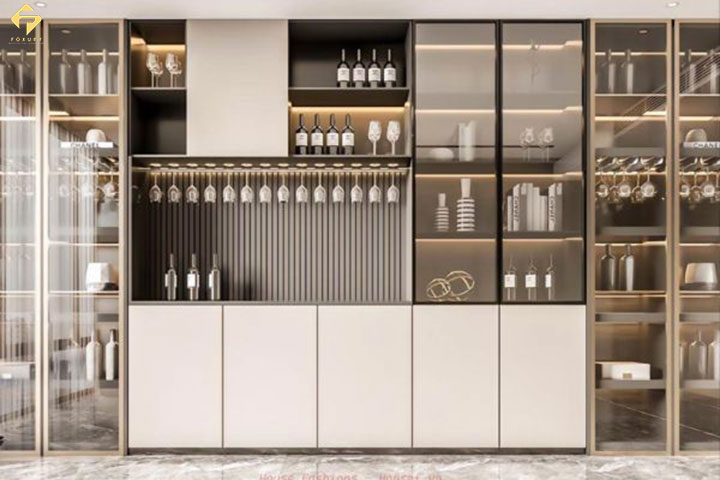 tủ rượu dáng đứng