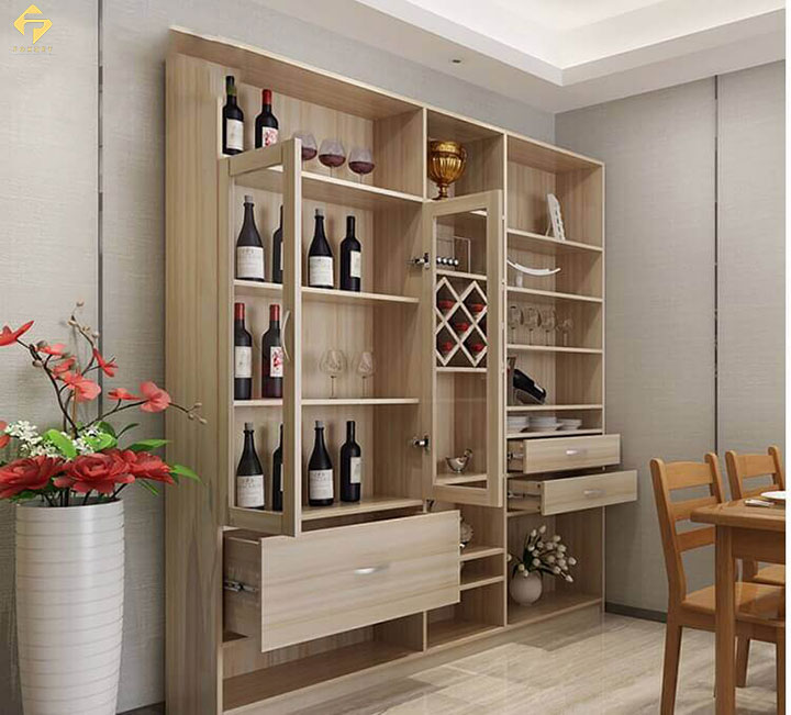 tủ rượu phòng khách