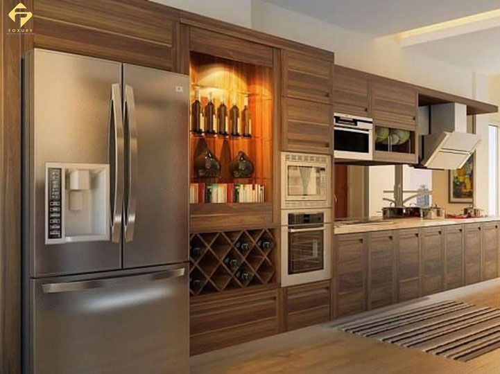 Tủ rượu phòng bếp