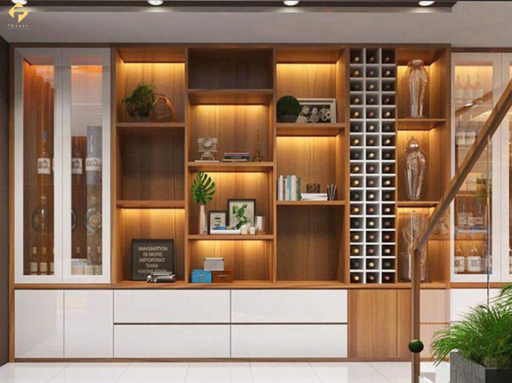 Tủ rượu phòng bếp