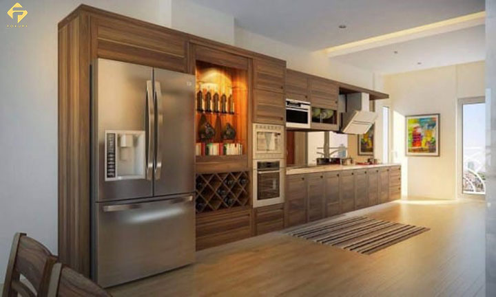 Tủ rượu phòng bếp