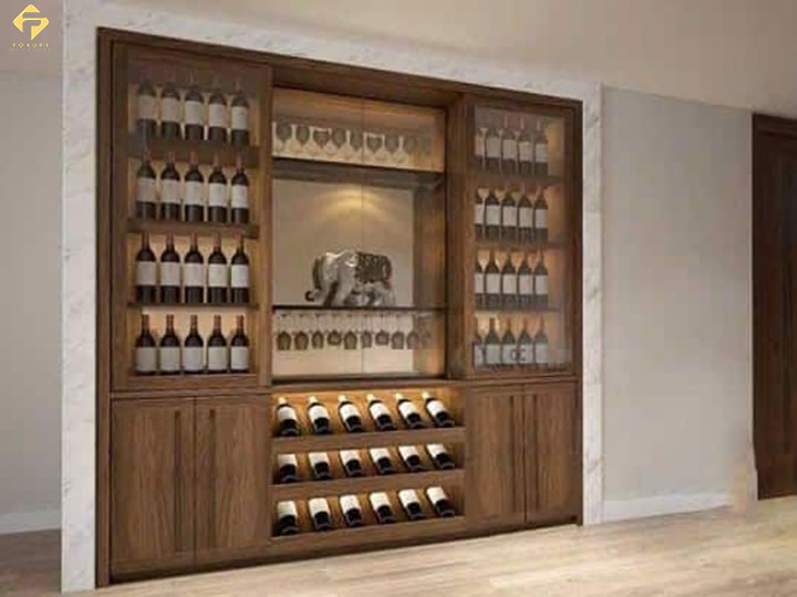 Tủ rượu phòng bếp