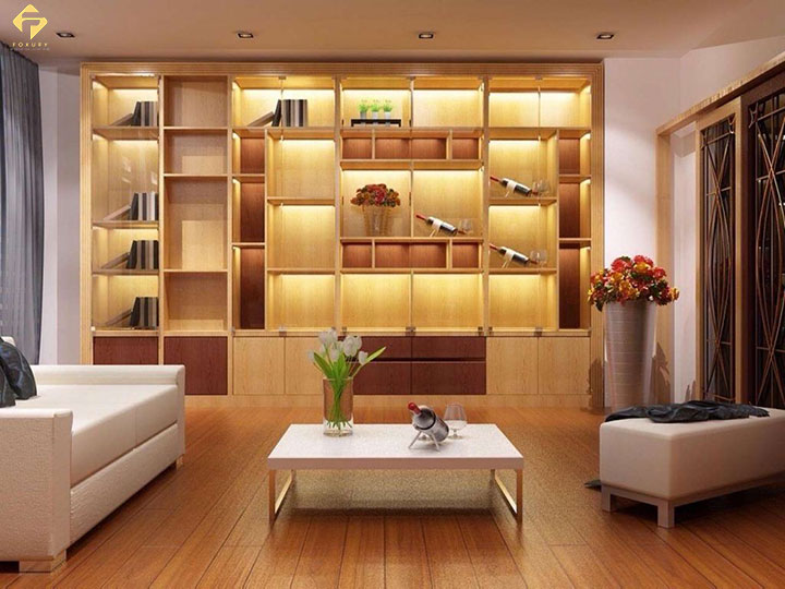 tủ rượu phòng khách