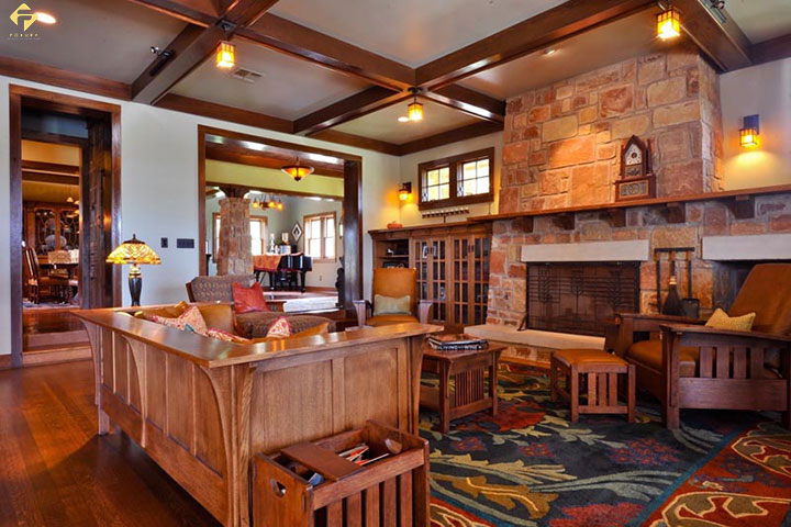 Phong cách thiết kế nội thất Art và Crafts