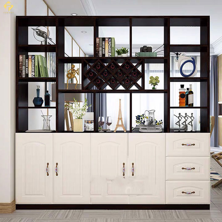 Vách ngăn gỗ công nghiệp hiện đại