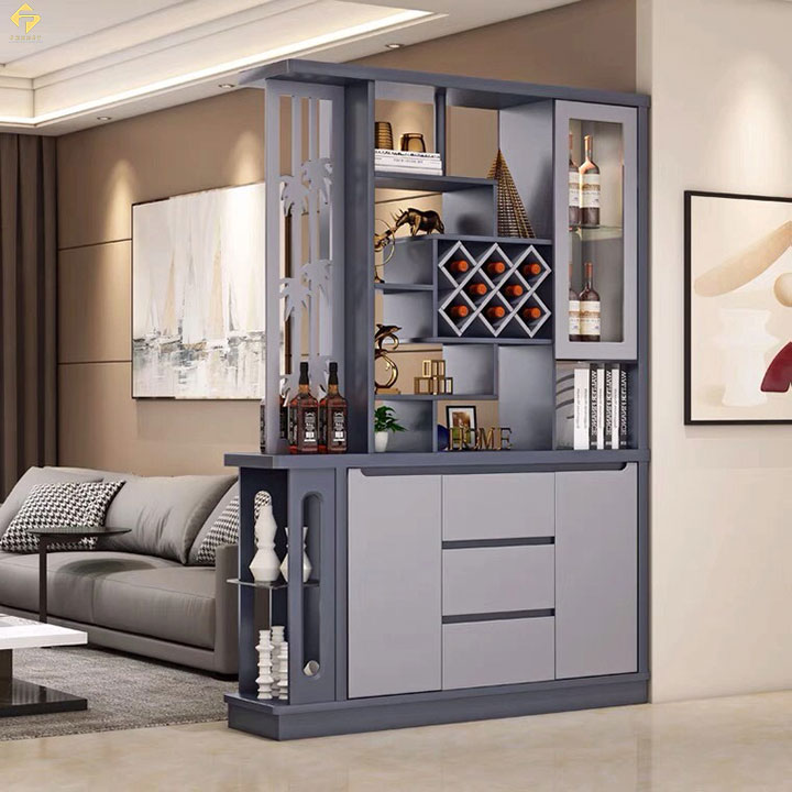 Vách ngăn gỗ công nghiệp hiện đại