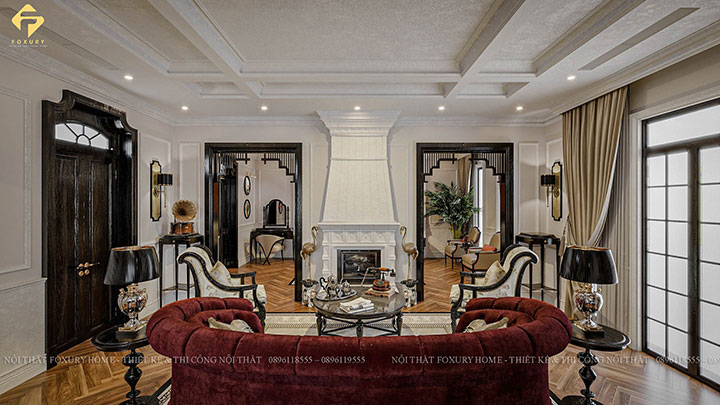 nội thất phong cách Indochine