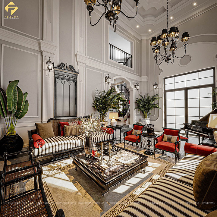 nội thất phong cách indochine