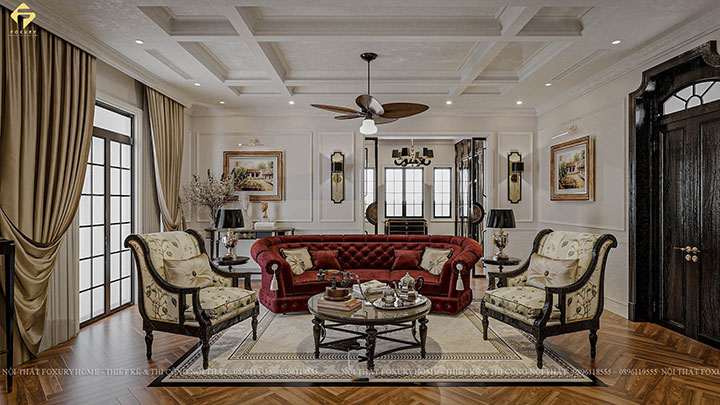 nội thất phong cách Indochine