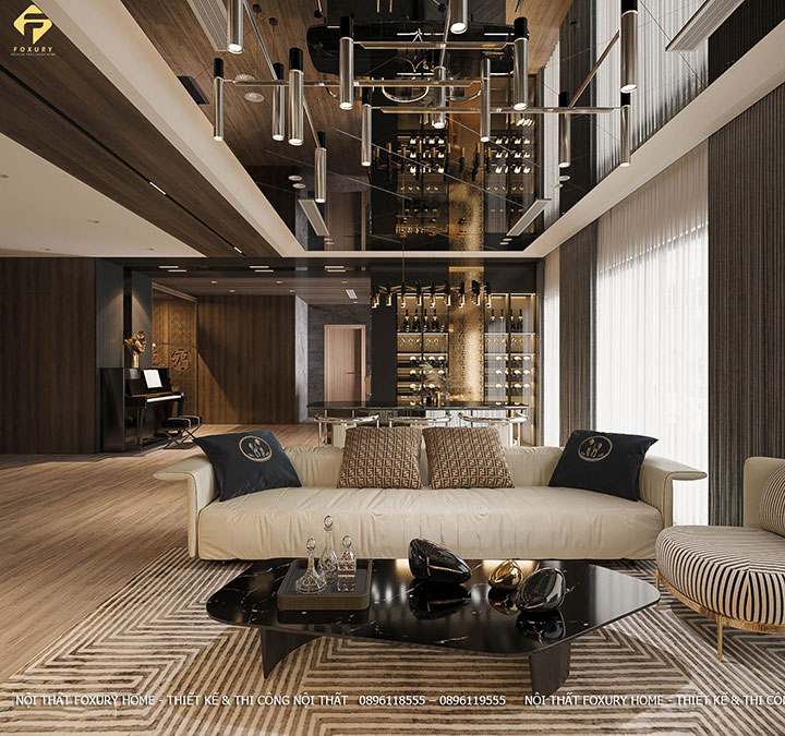 thi công nội thất căn hộ Duplex