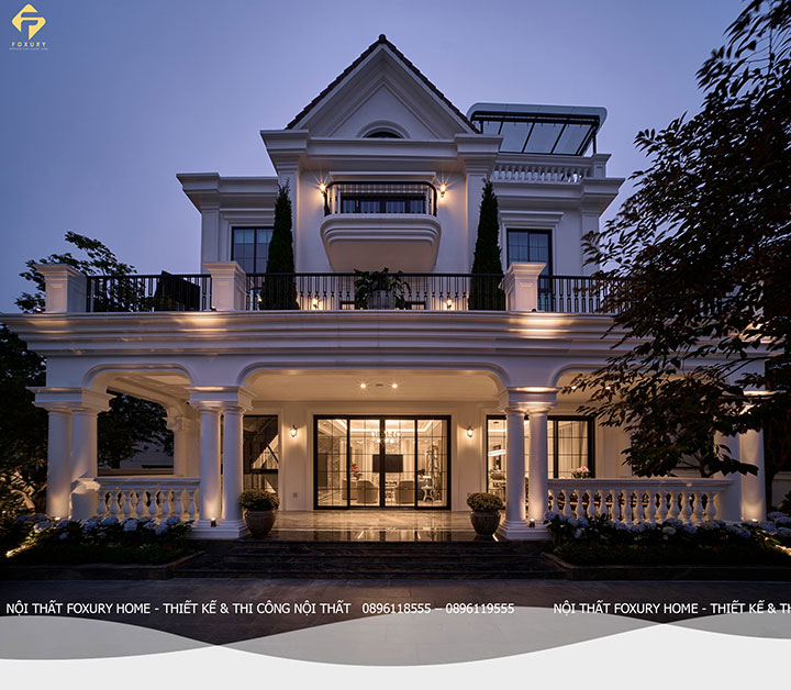 nội thất biệt thự tân cổ điển