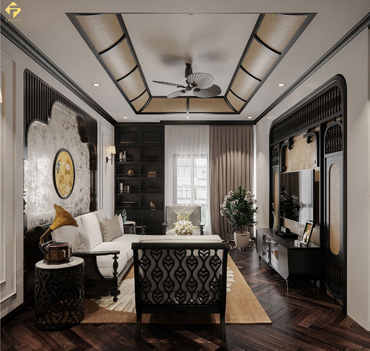 thiết kế nội thất căn hộ Duplex indochine