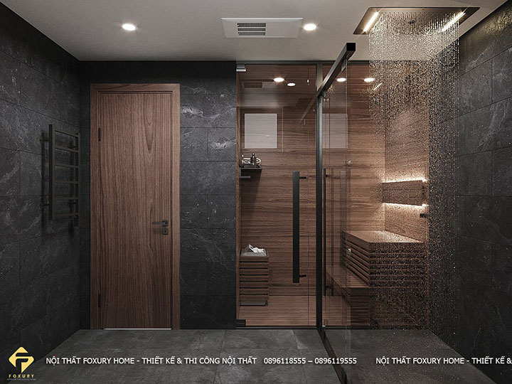 thi công nội thất phòng ngủ căn hộ anh Giang