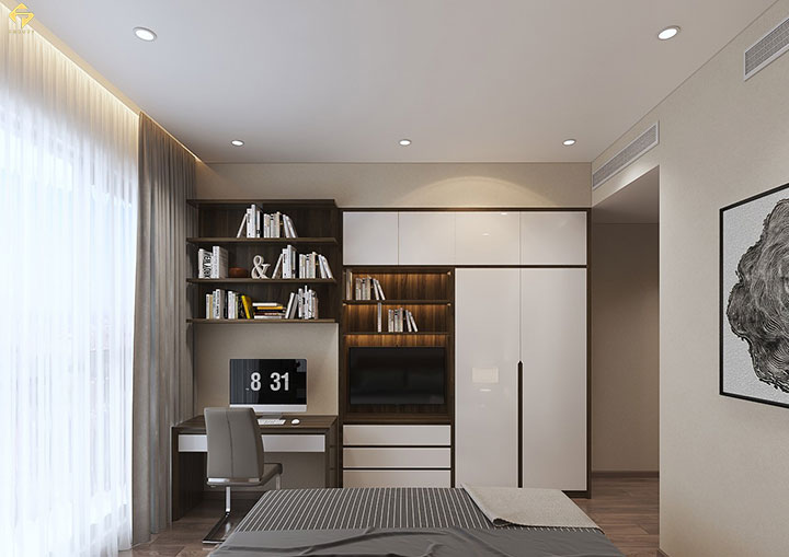 thi công nội thất biệt thự phong cách tối giản