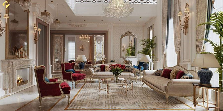 thiết kế nội thất hoàng gia
