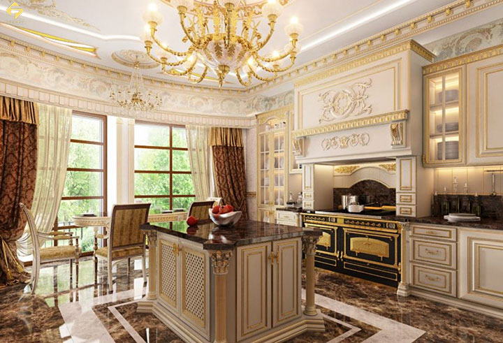 thiết kế nội thất hoàng gia