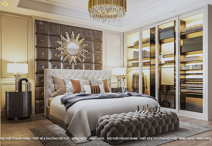 phòng ngủ nội thất phong cách modern luxury