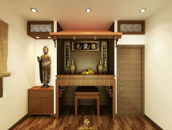 Tiêu chuẩn thiết kế nội thất phòng thờ