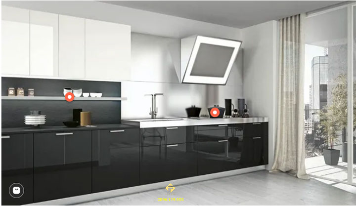 Kích thước tủ bếp phía dưới