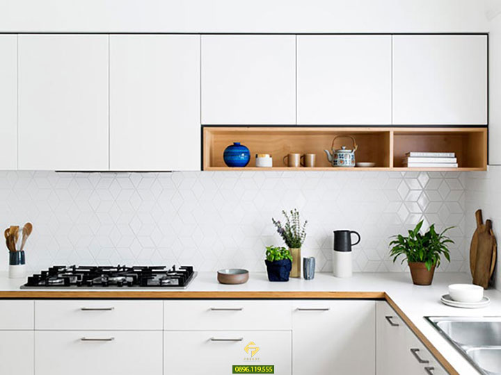 Kích thước tủ bếp phía trên